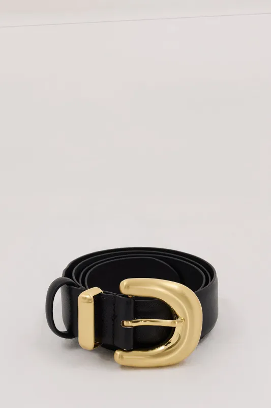 SANCIA THE MYRNA BLACK BELT sold by Dissh