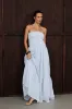 ARTIE CORNFLOWER RAMIE MIDI DRESS sold by Dissh