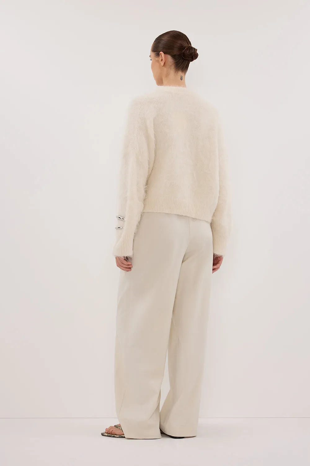 SALMA IVORY TUCK SLEEVE JUMPER sold by Dissh product image thumbnail 4