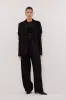 MAE BLACK MESH SPOT LONG SLEEVE TOP sold by Dissh