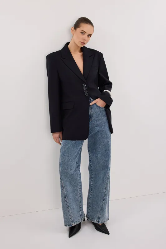 ANDIE INK OVERSIZED BLAZER sold by Dissh