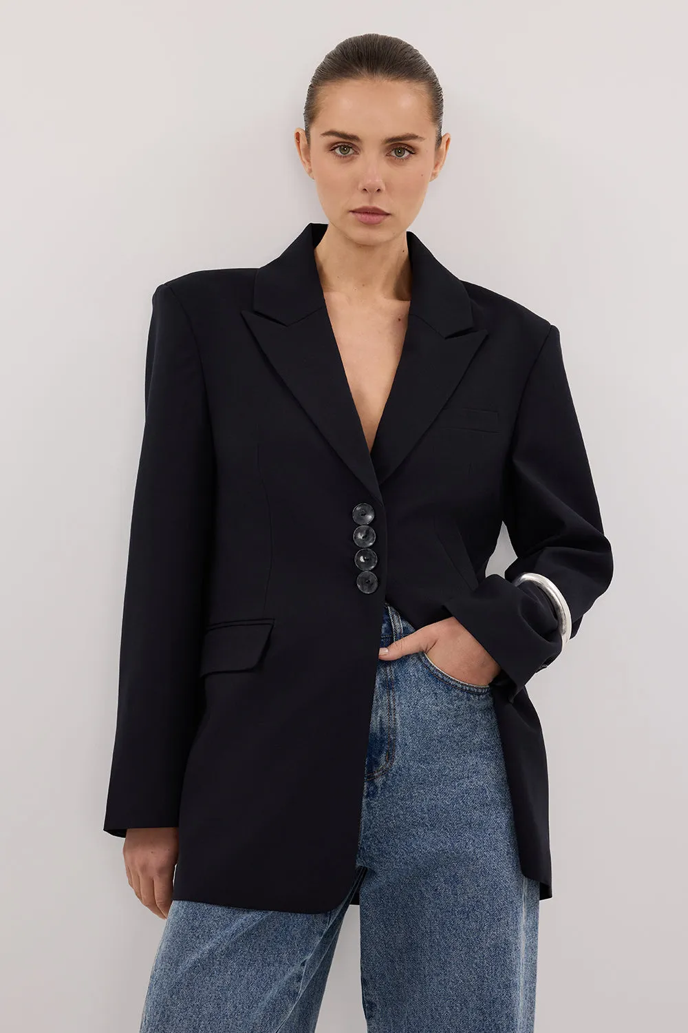 ANDIE INK OVERSIZED BLAZER sold by Dissh product image thumbnail 3