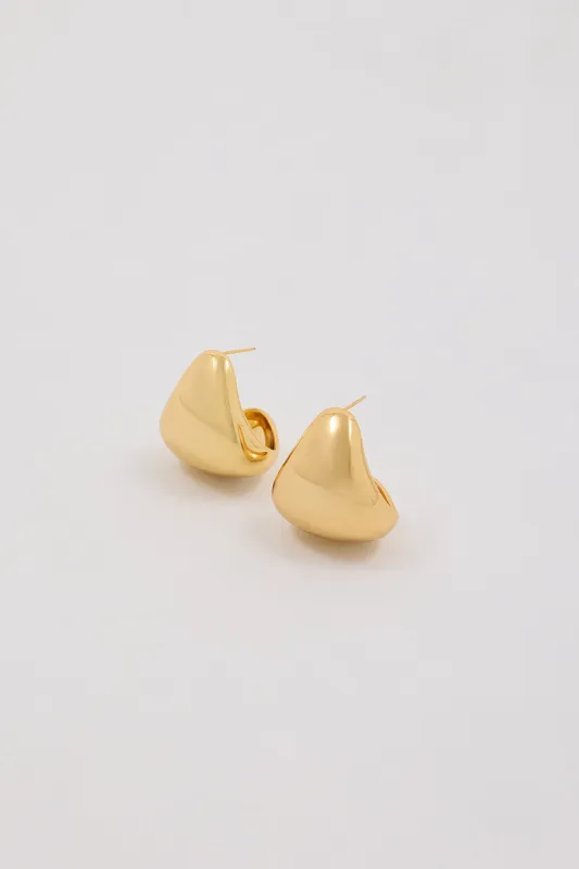 ANNA ROSSI THE ARCH EARRING GOLD sold by Dissh