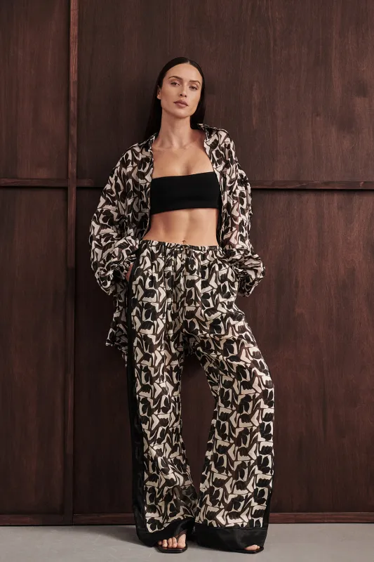 MAUI BITTER CHOC RAMIE PANT sold by Dissh