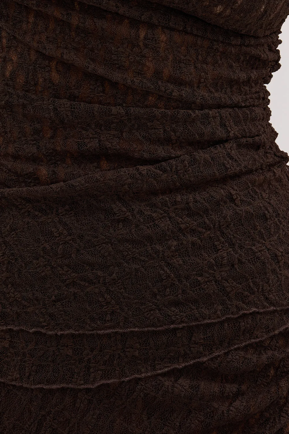 LIZZIE DARK CHOCOLATE SLEEVELESS LACE TOP sold by Dissh product image thumbnail 5