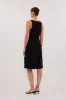REBECCA BLACK LACE TRIM KNIT TANK sold by Dissh