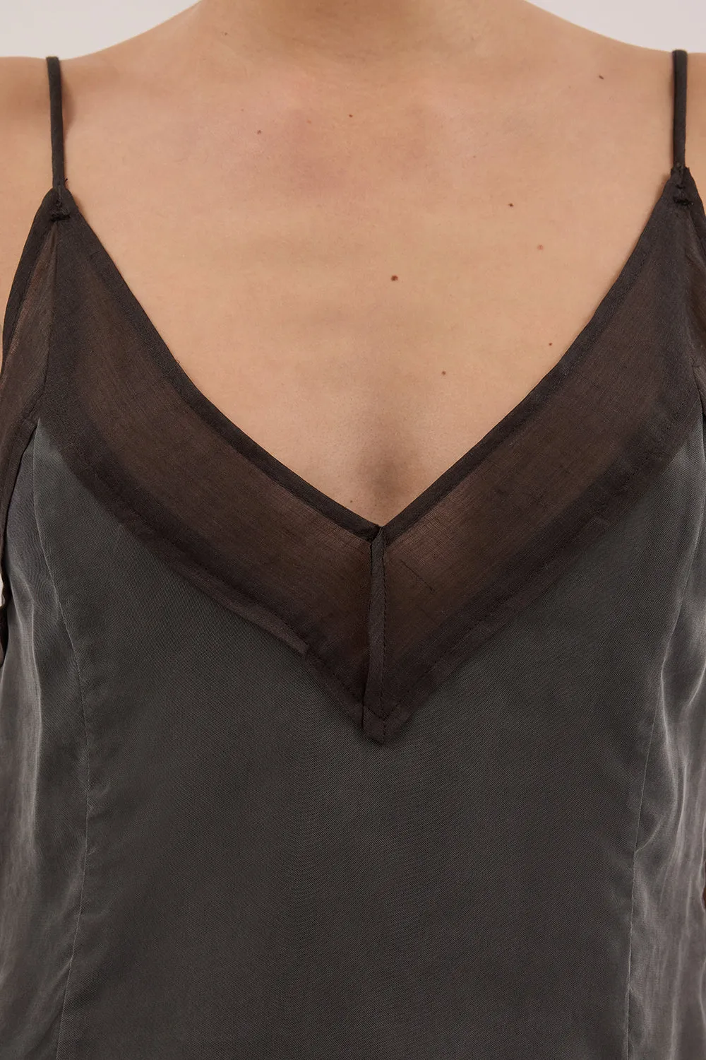 MAYA PETROL CUPRO RAMIE CAMI TOP sold by Dissh product image thumbnail 5