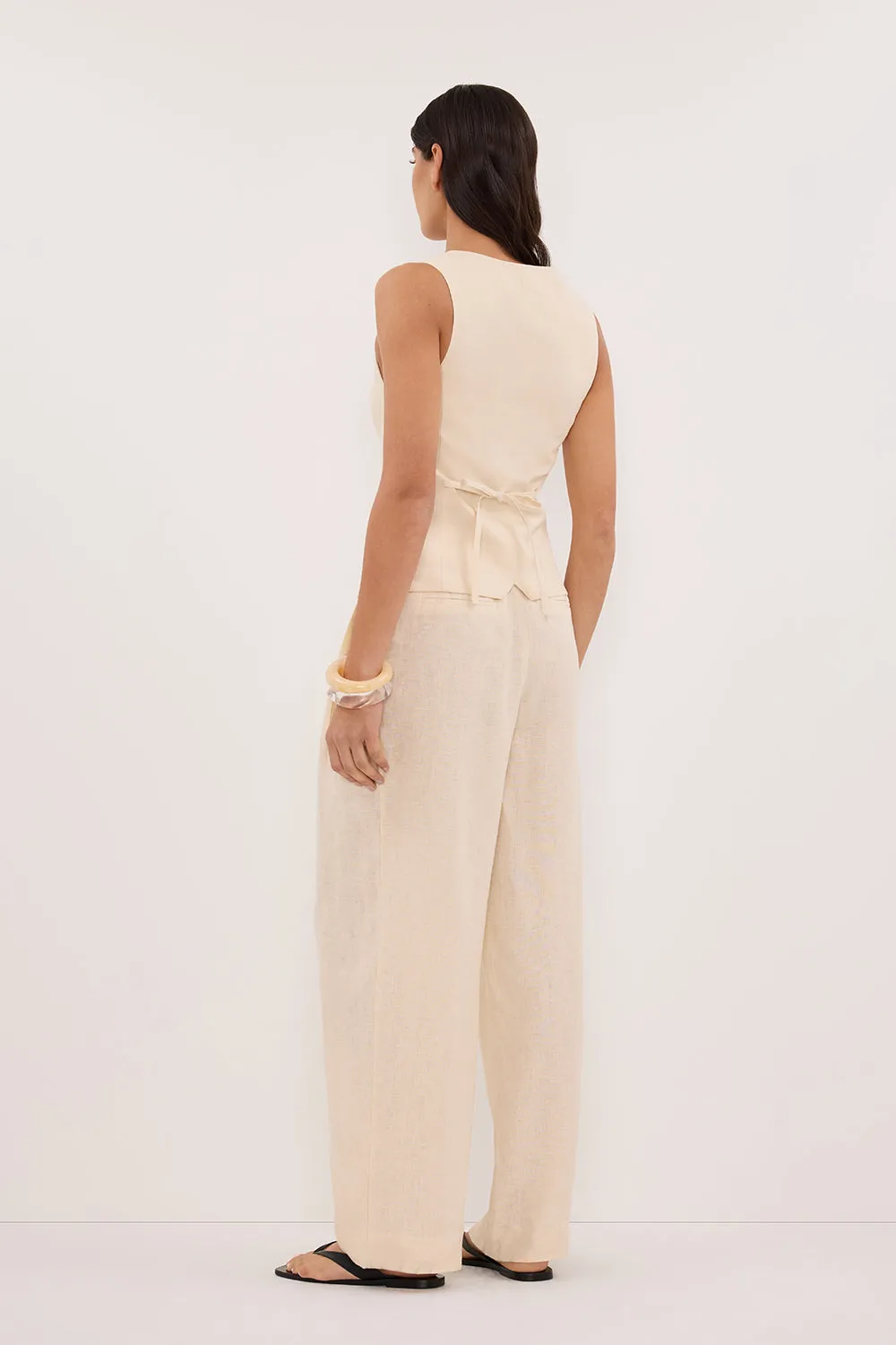 FRAN SANDSTONE LINEN PANT sold by Dissh product image thumbnail 5