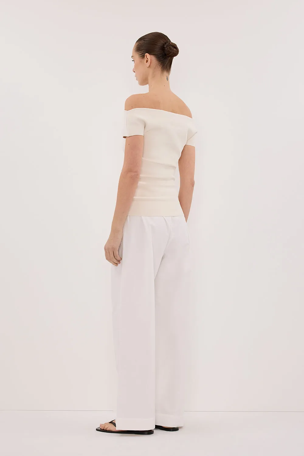 ASTRID PLASTER OFF SHOULDER KNIT TOP sold by Dissh product image thumbnail 4