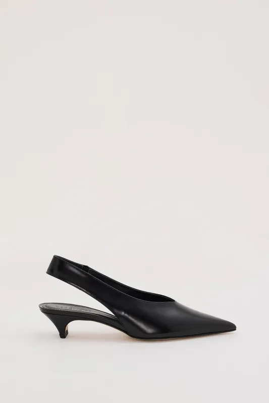 DOF STUDIOS TORY BLACK NAPPA HEEL sold by Dissh