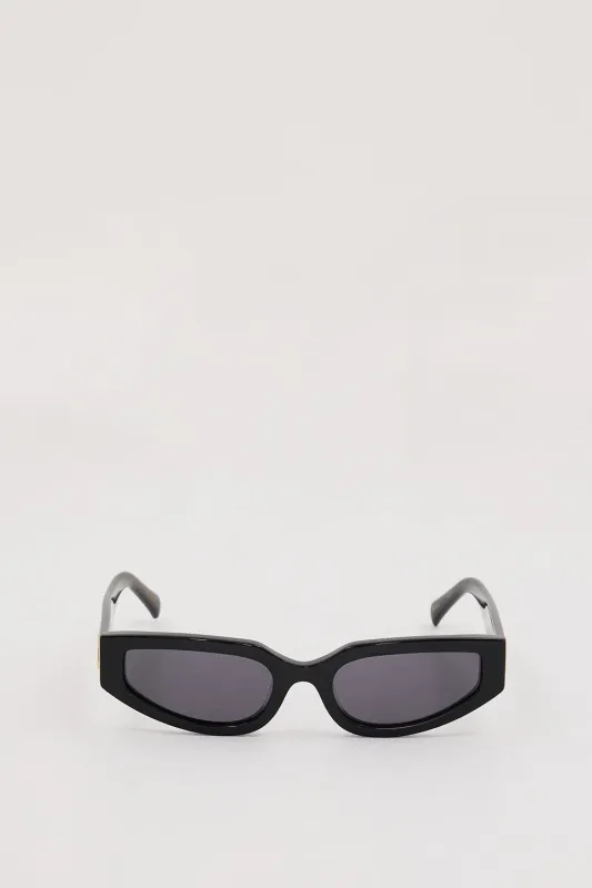 LUV LOU THE HAYLEY BLACK SUNGLASSES sold by Dissh