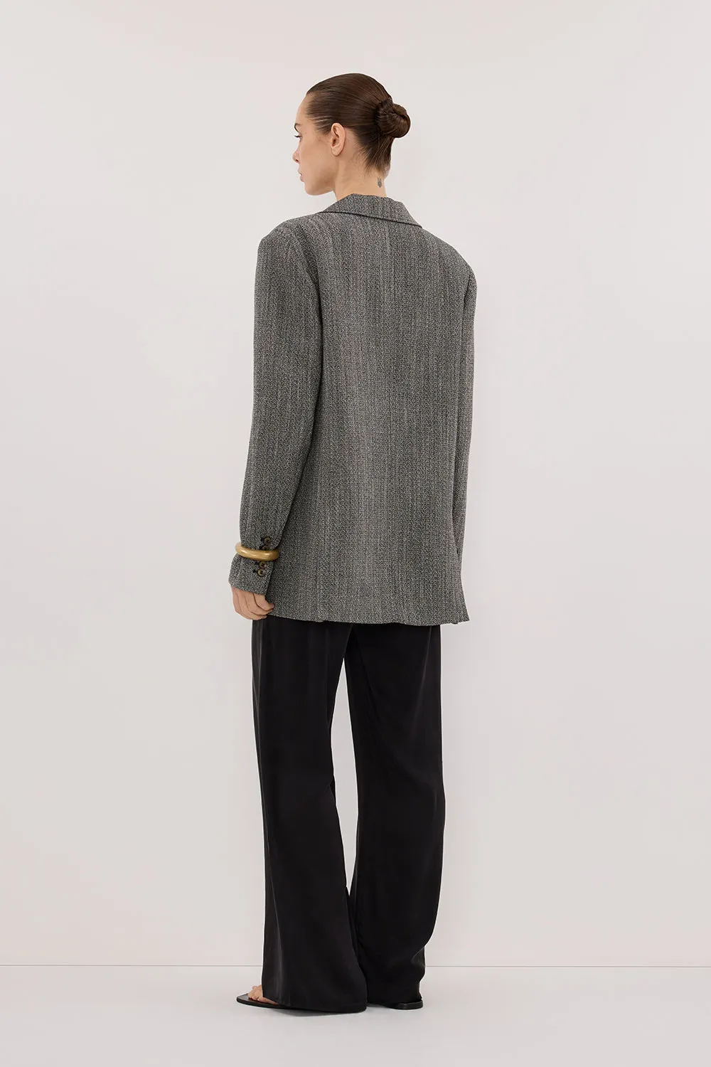 MANHATTAN CHARCOAL TWEED BLAZER sold by Dissh product image thumbnail 5