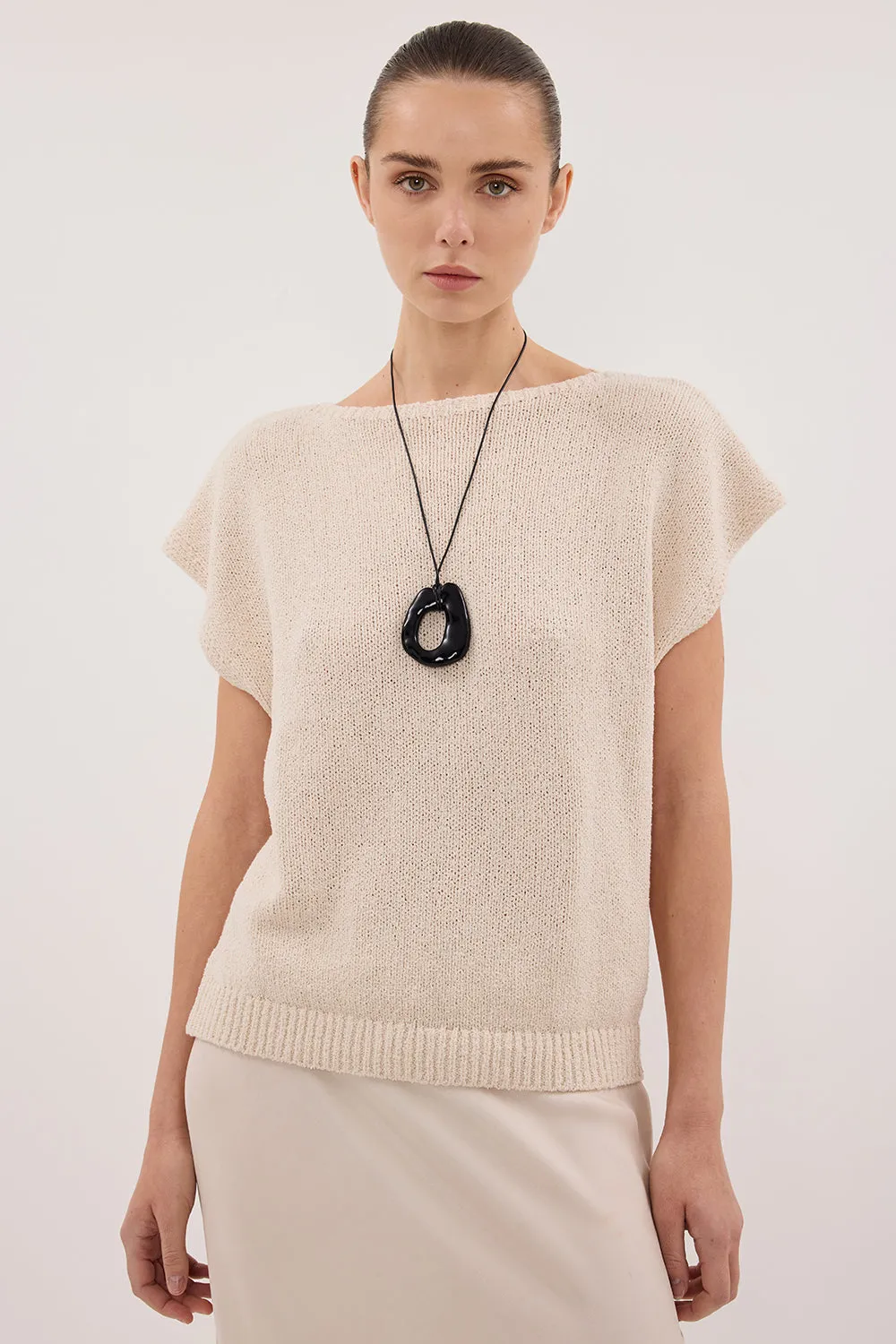 ASPEN SANDSTONE KNIT TOP sold by Dissh product image thumbnail 3