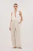 FELICITY OFF WHITE SLEEVELESS WRAP TOP sold by Dissh