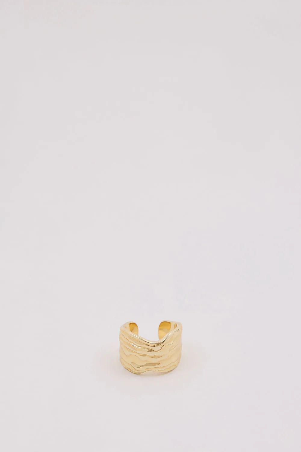 F+H OYSTER SHELL GOLD RING sold by Dissh