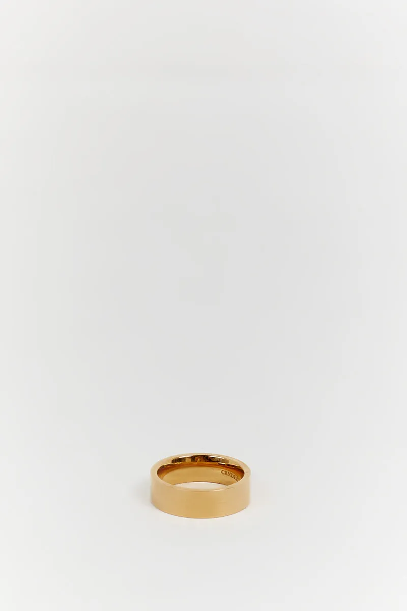 CENDRE ANDY GOLD CIGAR RING sold by Dissh