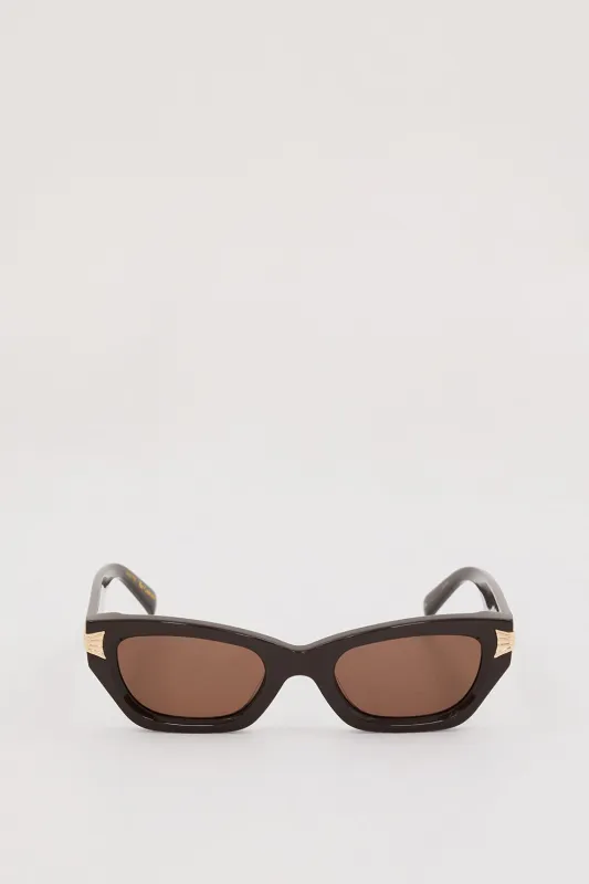 LUV LOU THE CAMERON CHOC SUNGLASSES sold by Dissh