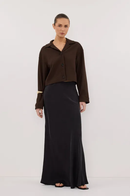 LEX DARK CLOVER CROPPED JACKET sold by Dissh