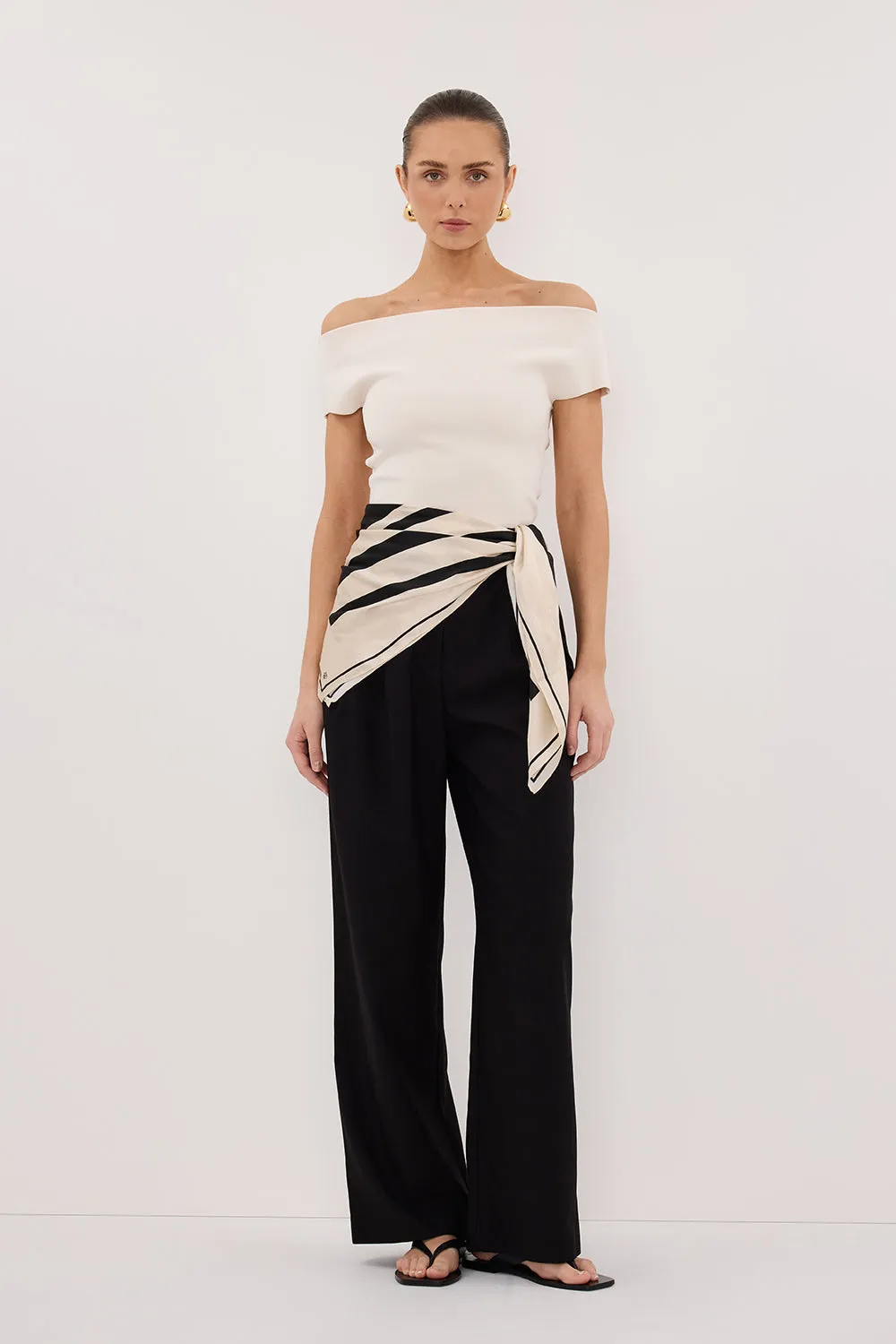 REMY BLACK TAILORED PANT sold by Dissh product image thumbnail 2