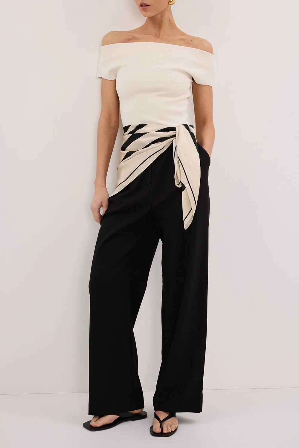 REMY BLACK TAILORED PANT sold by Dissh product image thumbnail 3