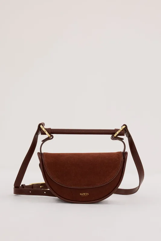 SANCIA THE VERIN COCOA BAG sold by Dissh