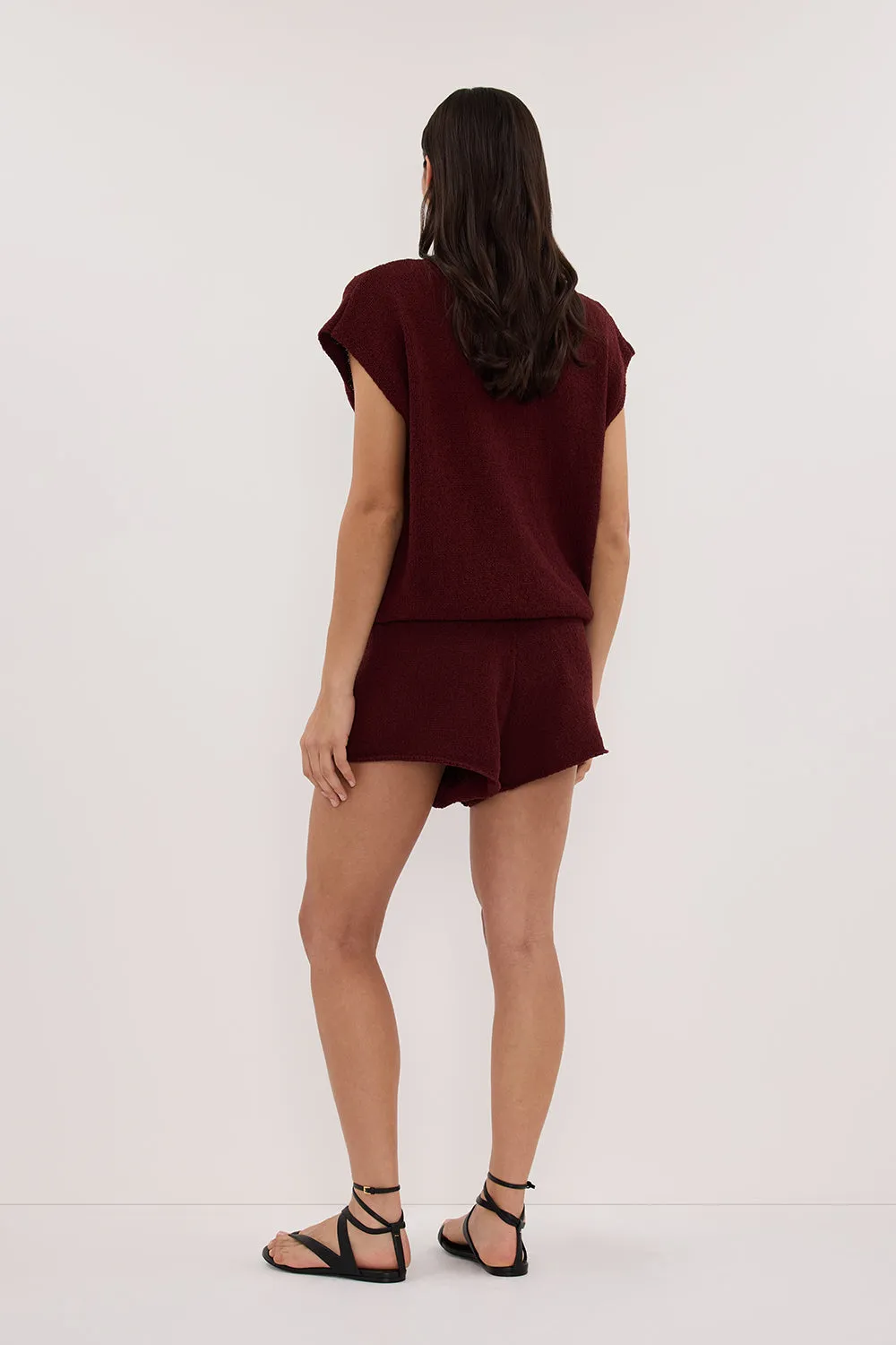 ASPEN SANGRIA KNIT SHORT sold by Dissh product image thumbnail 5