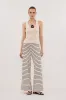 ASPEN SANDSTONE STRIPE KNIT PANT sold by Dissh