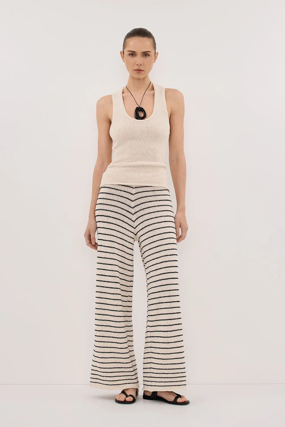 ASPEN SANDSTONE STRIPE KNIT PANT sold by Dissh product image thumbnail 2