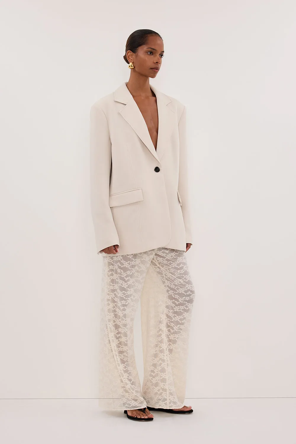 BELLE CREAM LACE PANT sold by Dissh product image thumbnail 3