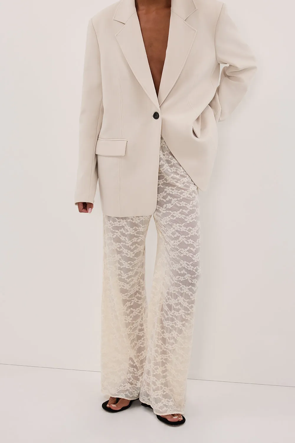 BELLE CREAM LACE PANT sold by Dissh product image thumbnail 2