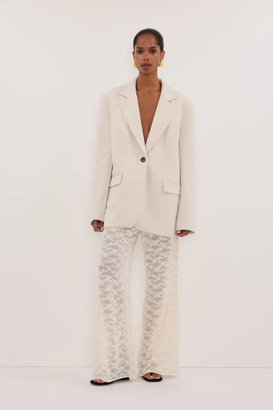 BELLE CREAM LACE PANT sold by Dissh