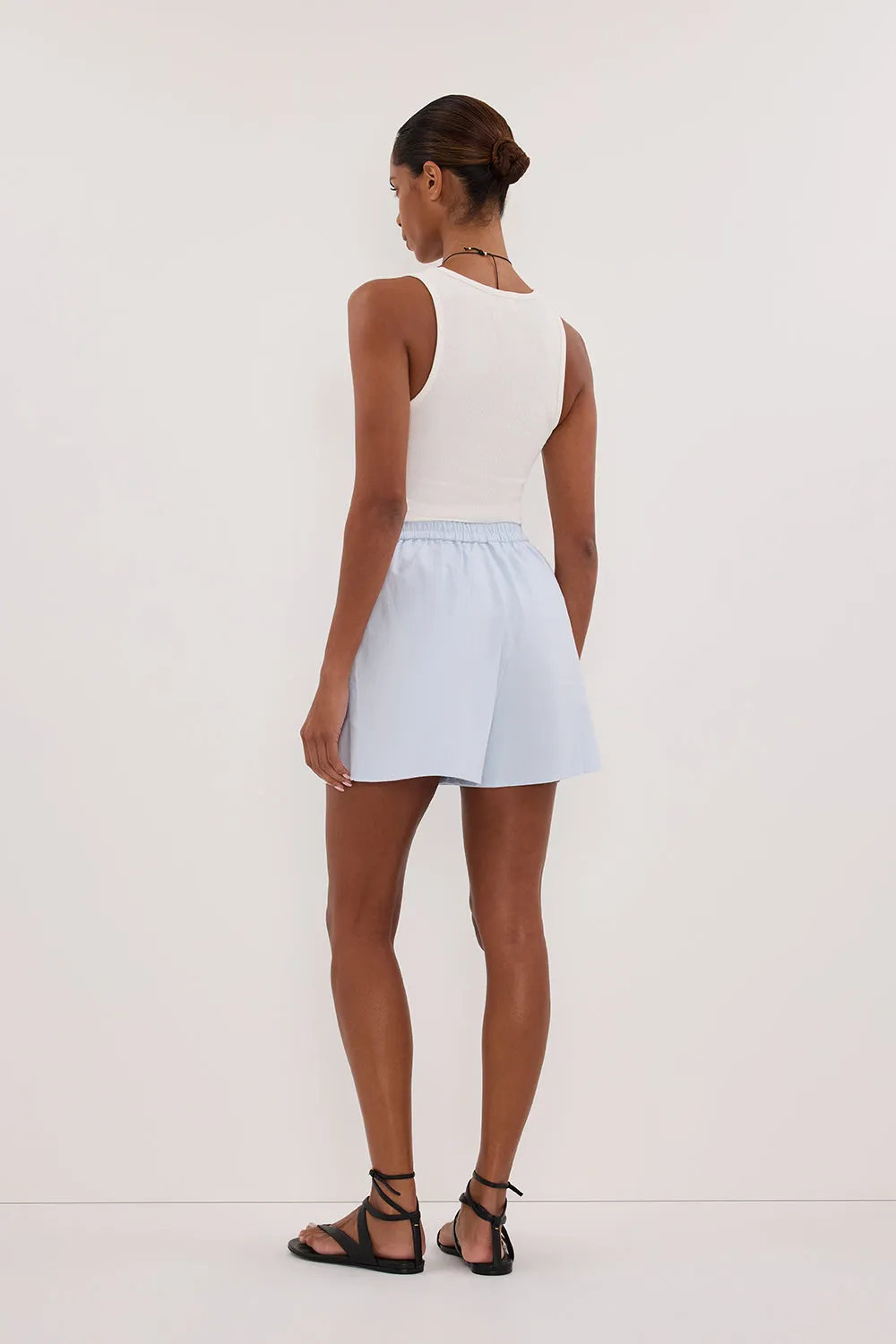 RHEA 2.0 ICE BLUE COTTON SHORT sold by Dissh product image thumbnail 5