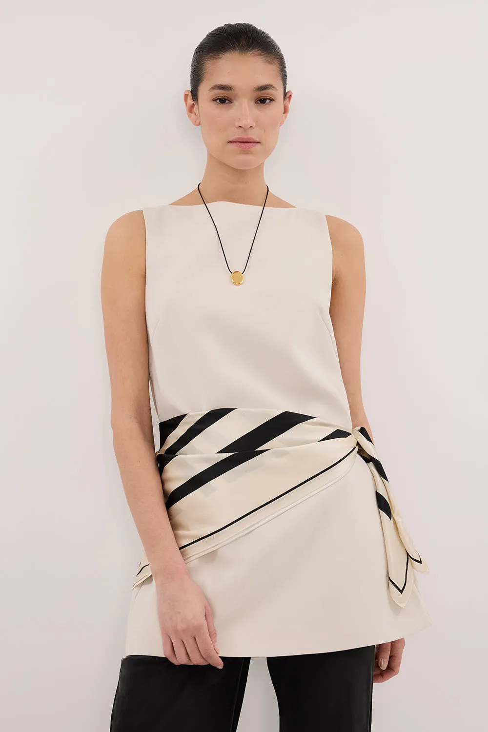 ROWIE BONE SLEEVELESS BOAT NECK TUNIC TOP sold by Dissh product image thumbnail 3