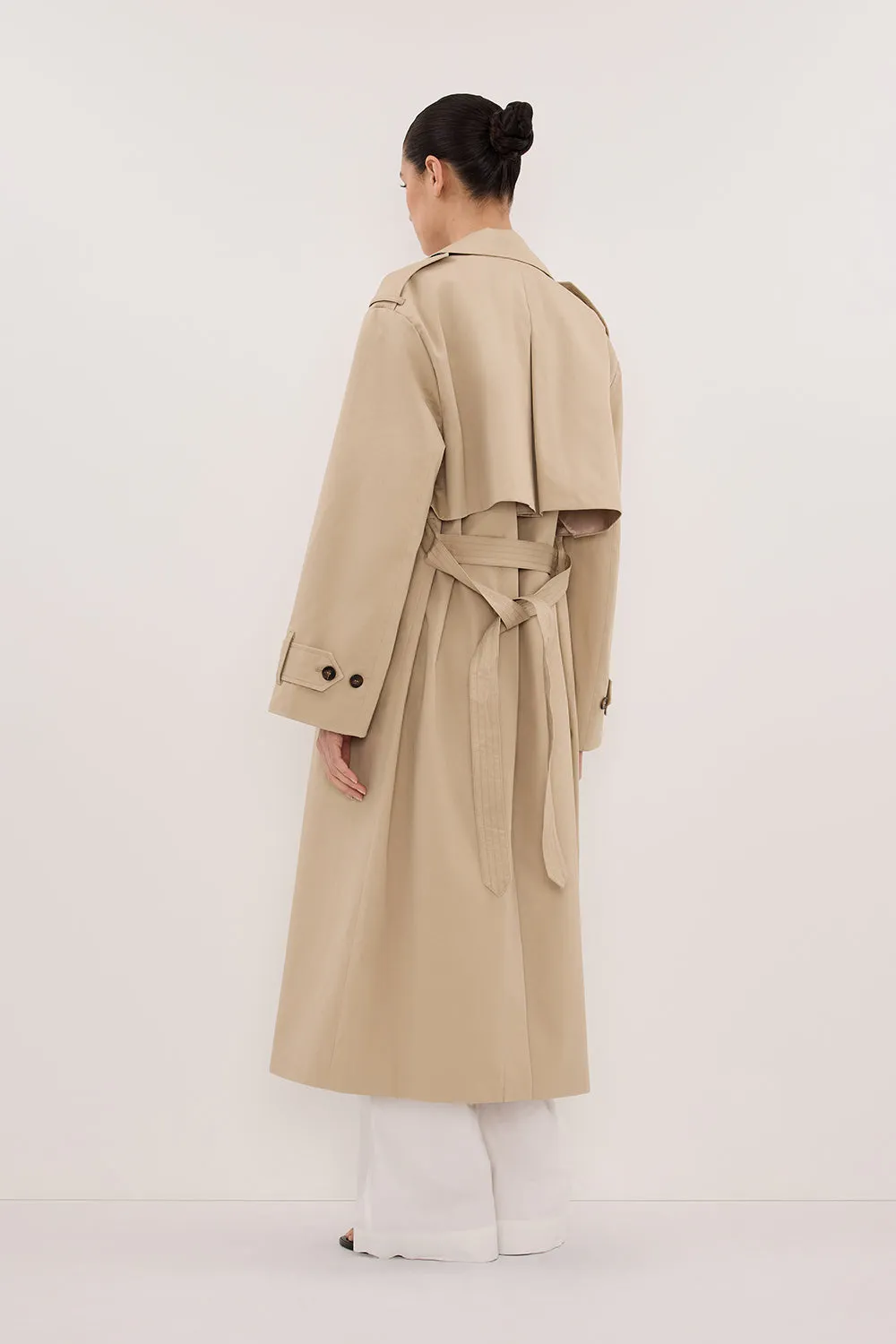 GABRIEL NATURAL BELTED TRENCH COAT sold by Dissh product image thumbnail 5