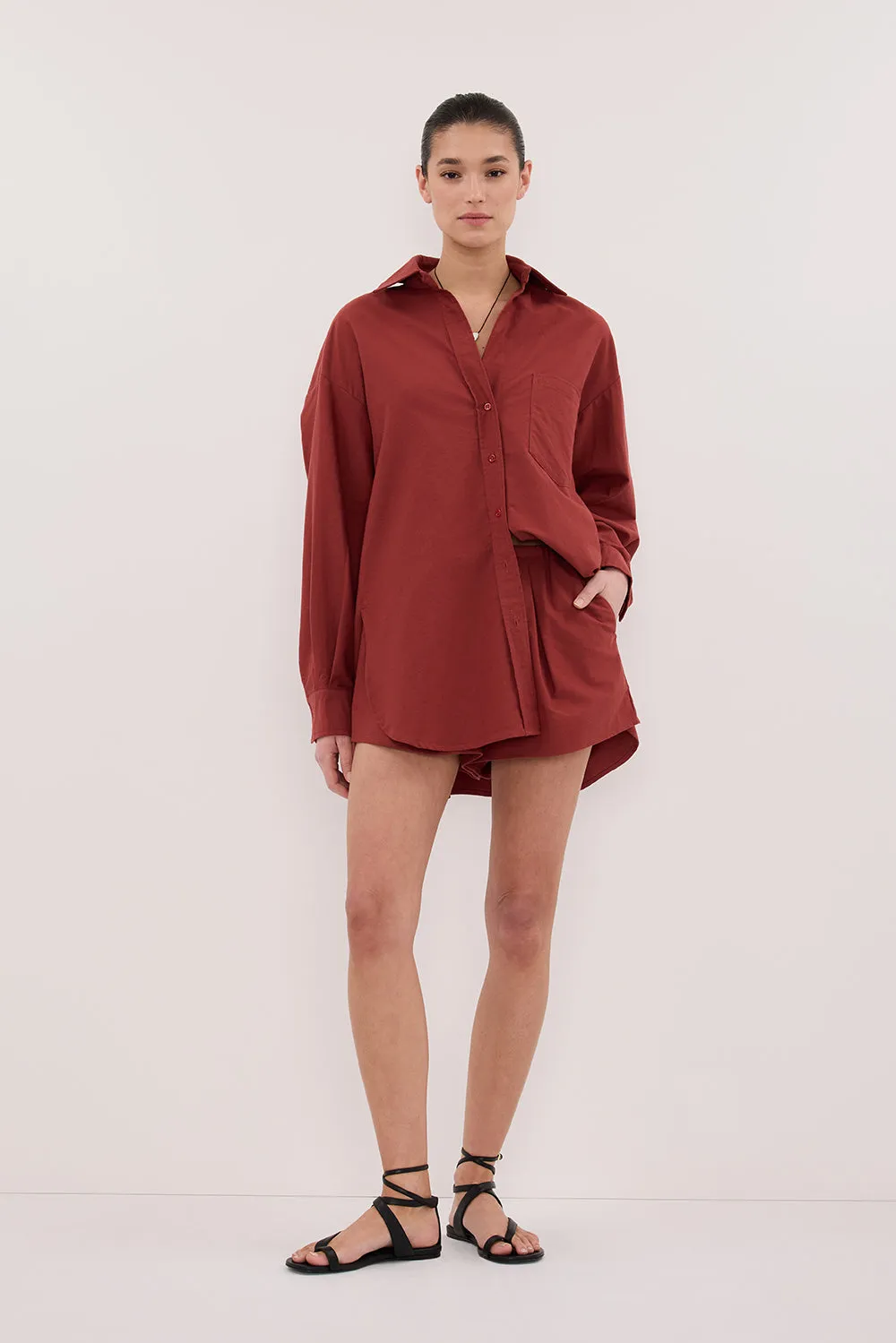 RHEA SAHARA COTTON DRAWSTRING SHORT sold by Dissh product image thumbnail 2