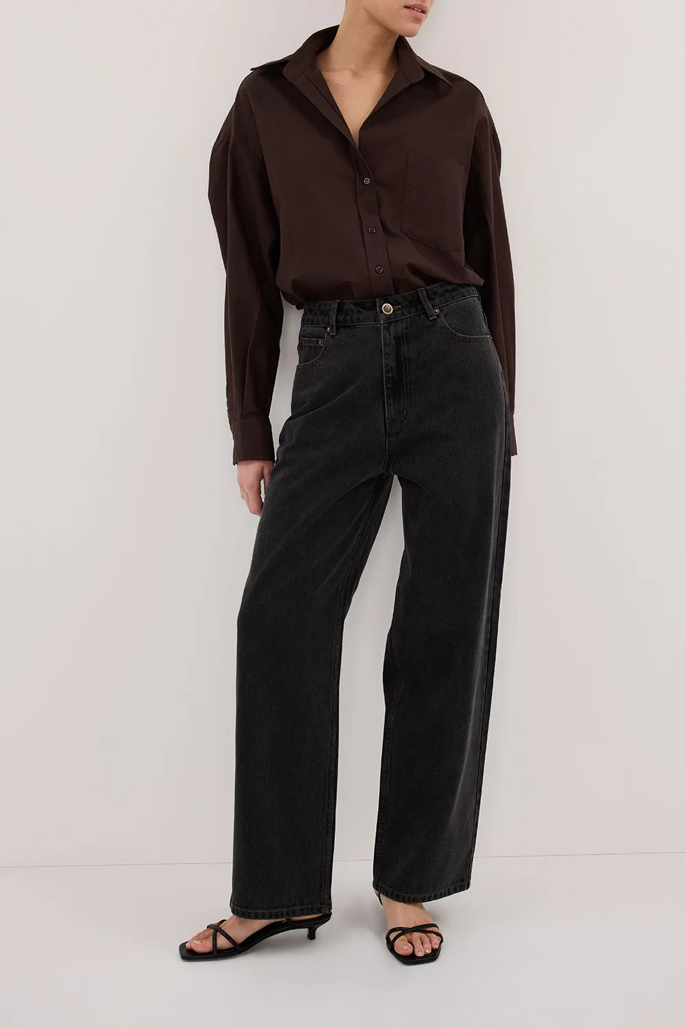 WESTIN BLACK RINSE STRAIGHT JEAN sold by Dissh product image thumbnail 3