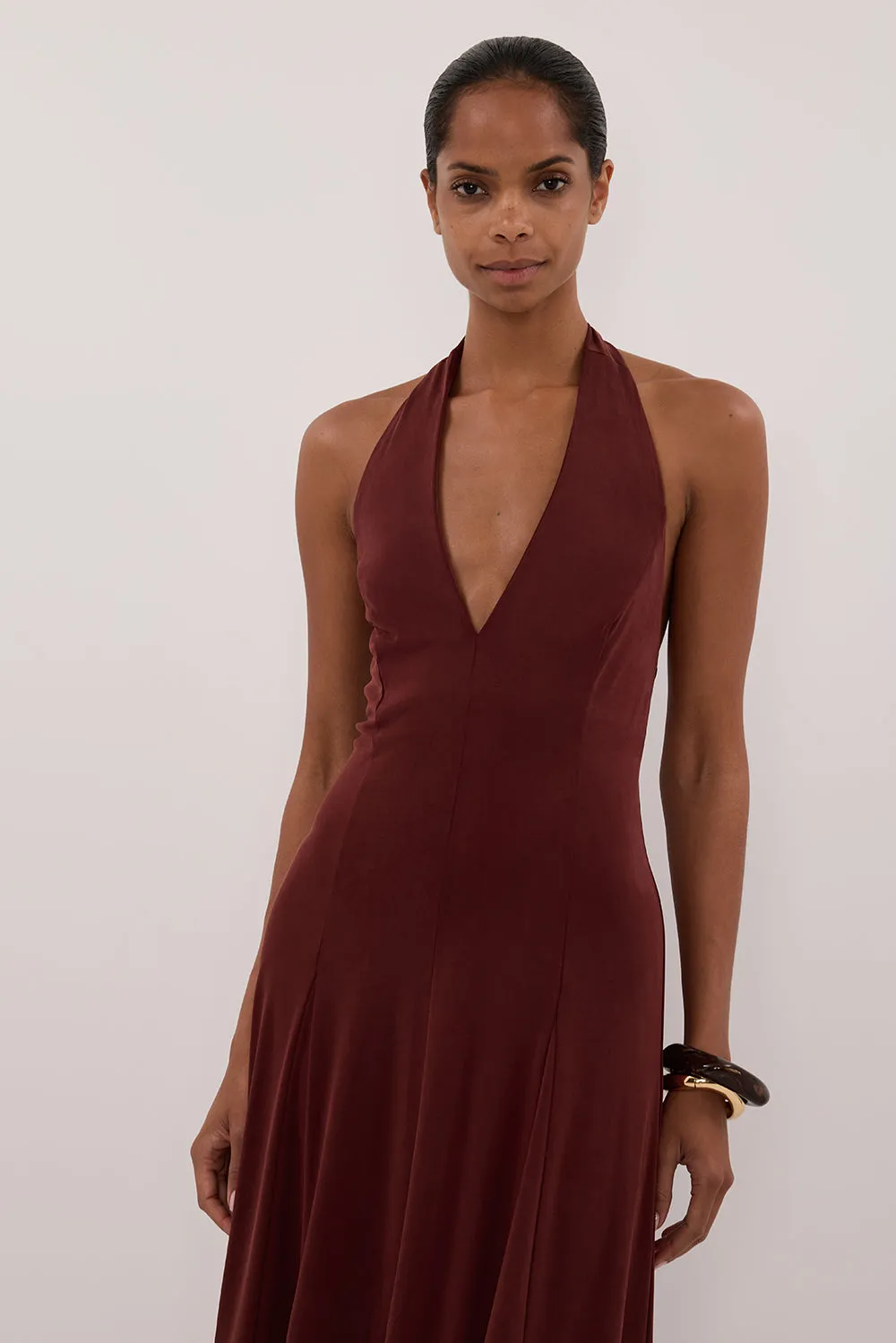 LYNN SAHARA HALTER MIDI DRESS sold by Dissh product image thumbnail 2
