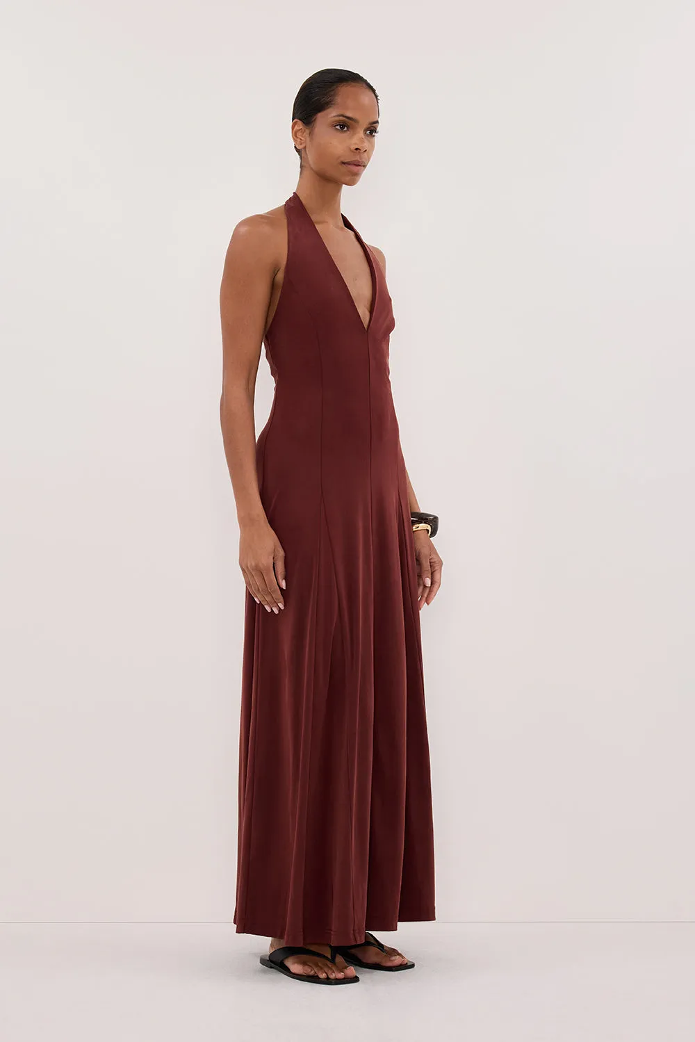 LYNN SAHARA HALTER MIDI DRESS sold by Dissh product image thumbnail 3