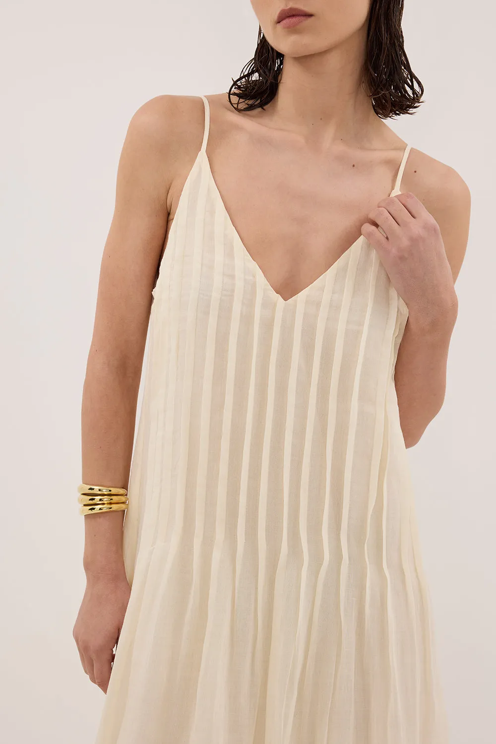 TAHLIA STRAW RAMIE MAXI DRESS sold by Dissh product image thumbnail 5