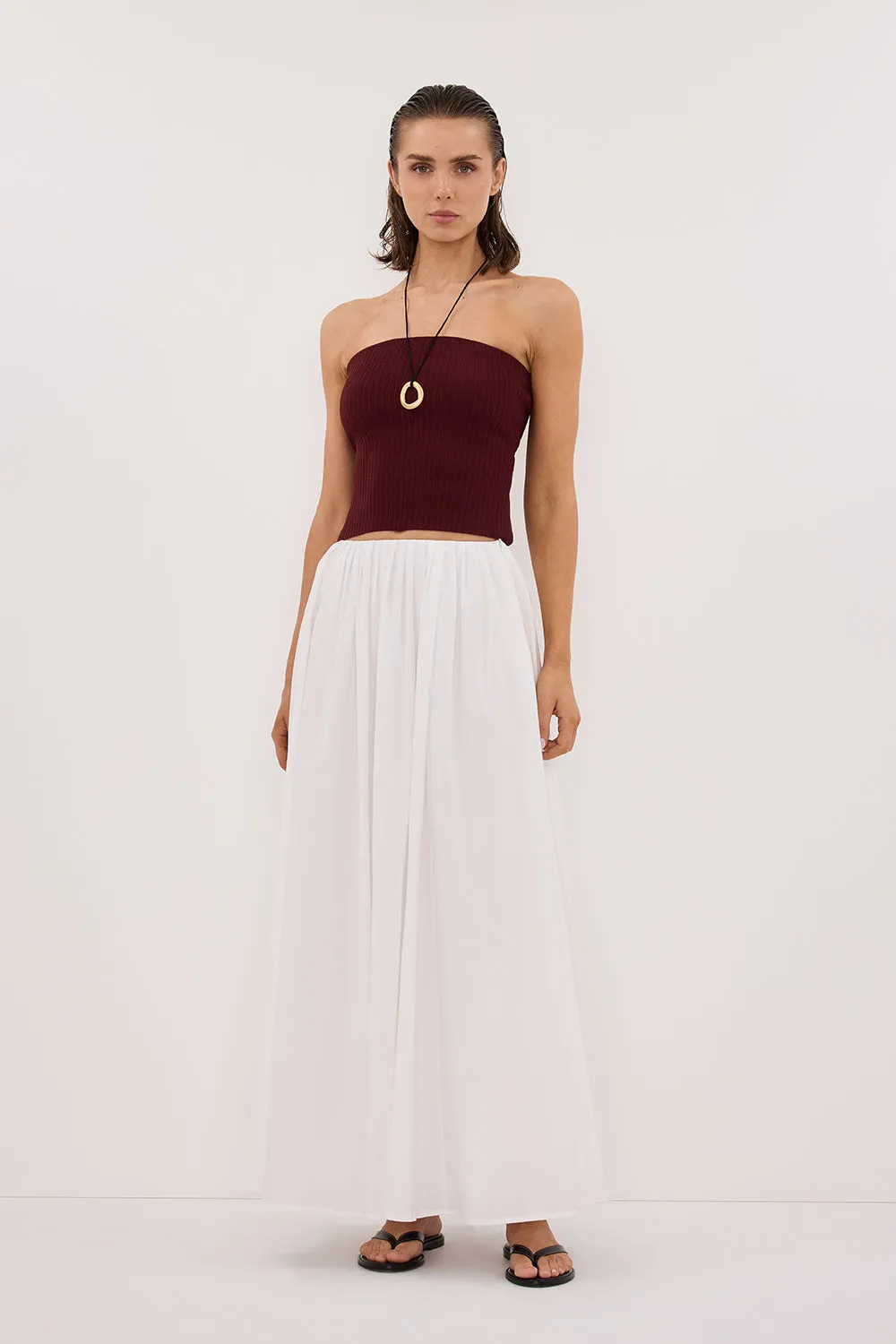 LIMA SAHARA STRAPLESS BANDEAU KNIT TOP sold by Dissh