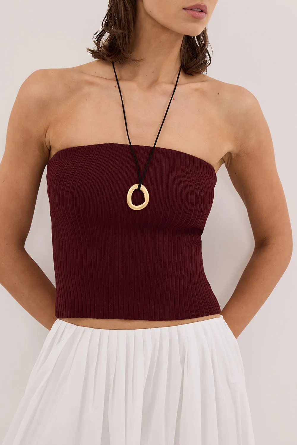 LIMA SAHARA STRAPLESS BANDEAU KNIT TOP sold by Dissh product image thumbnail 5