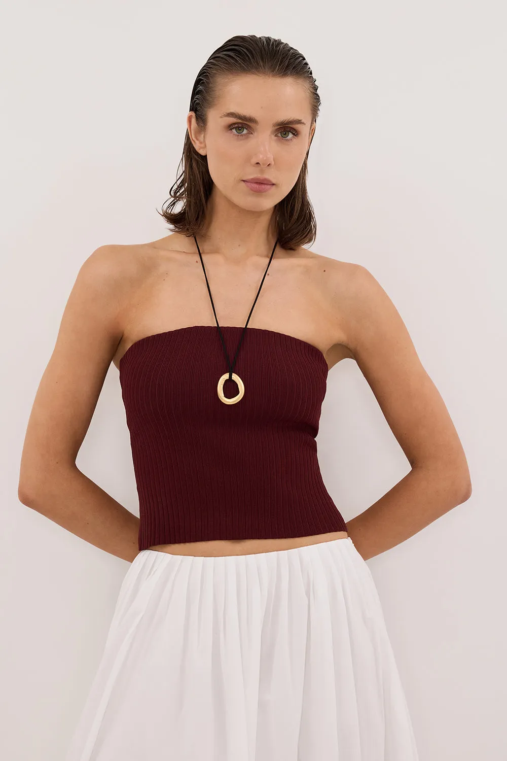 LIMA SAHARA STRAPLESS BANDEAU KNIT TOP sold by Dissh product image thumbnail 2
