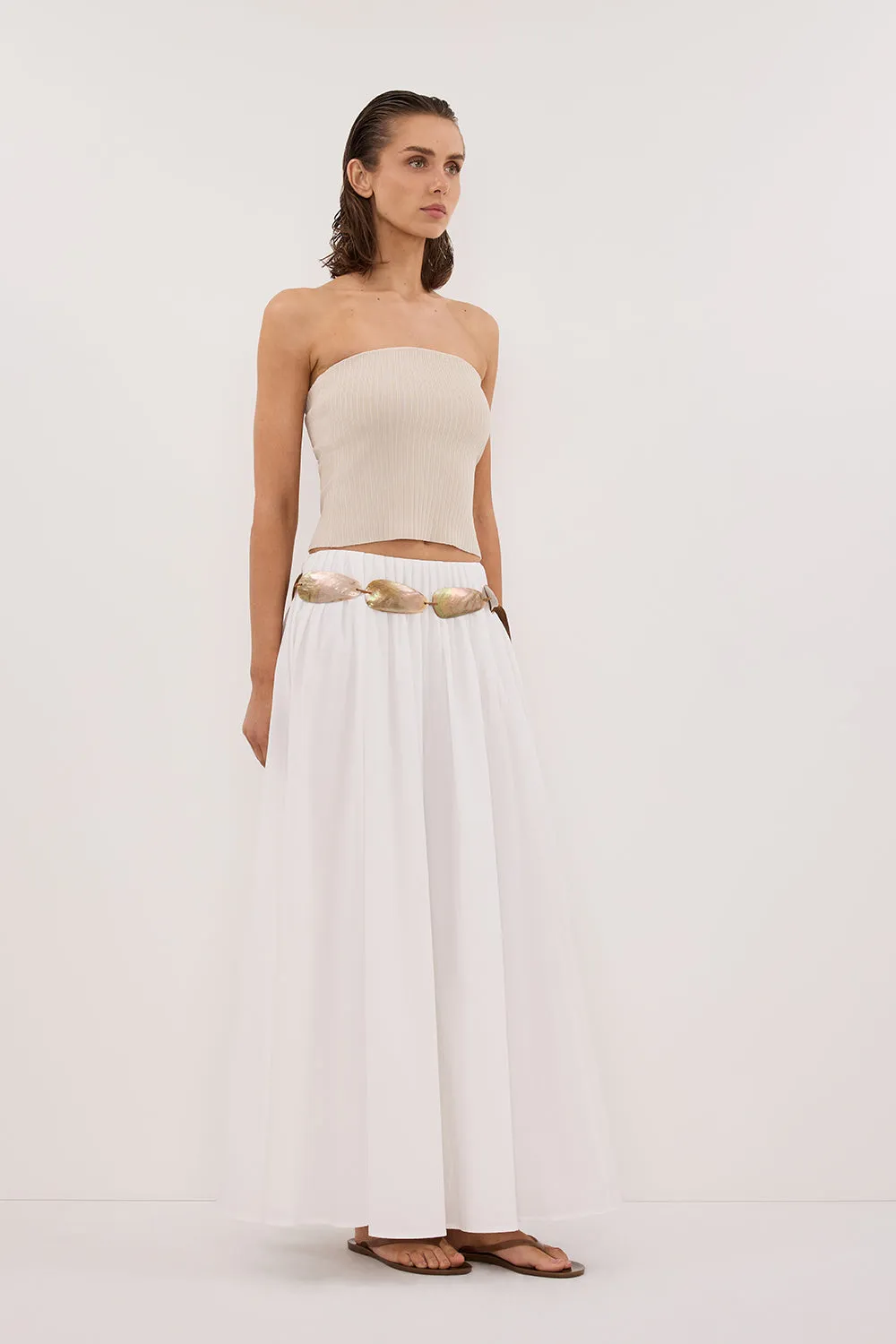 LIMA BONE STRAPLESS BANDEAU KNIT TOP sold by Dissh product image thumbnail 3