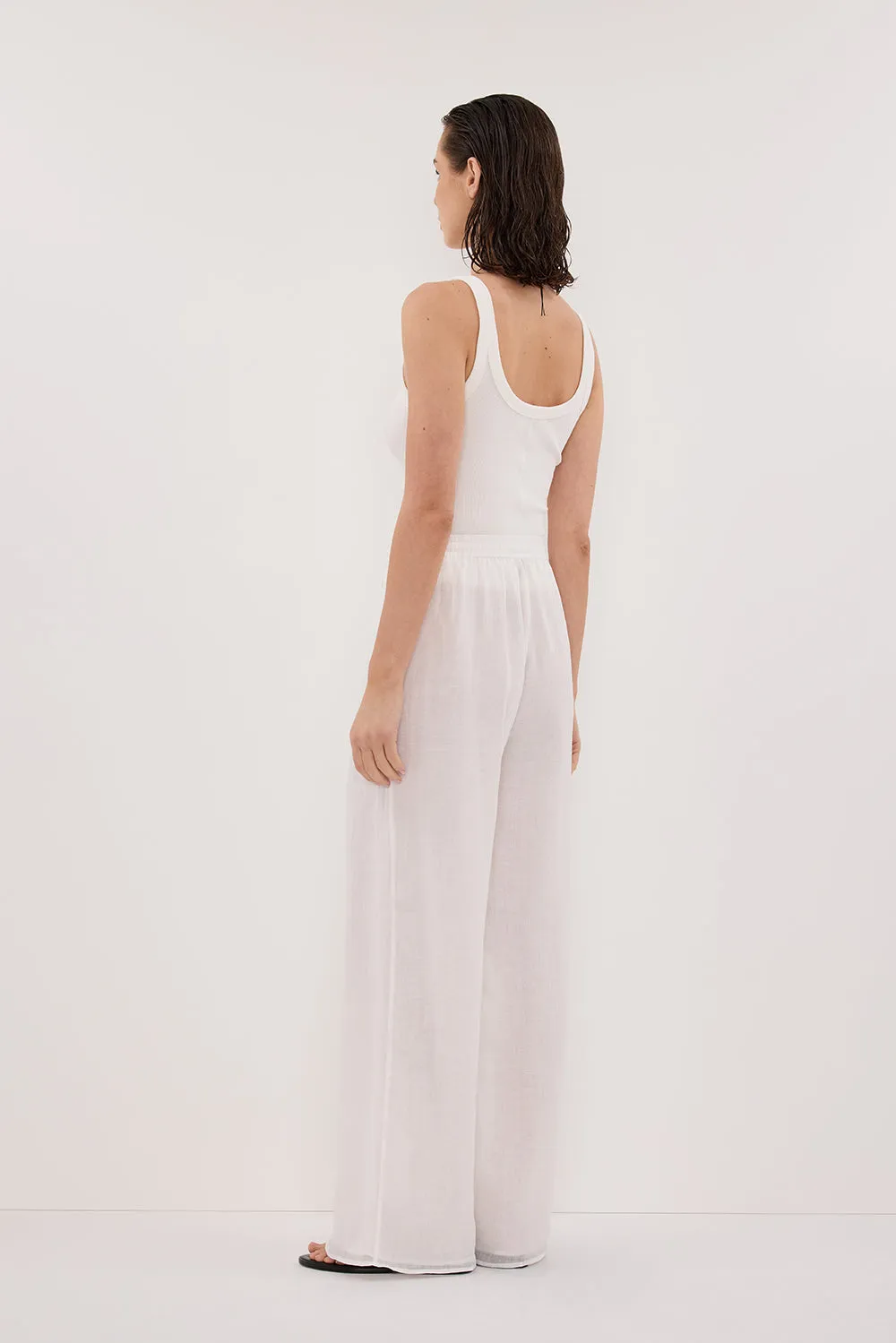 GINNY WHITE RAMIE PANT sold by Dissh product image thumbnail 4
