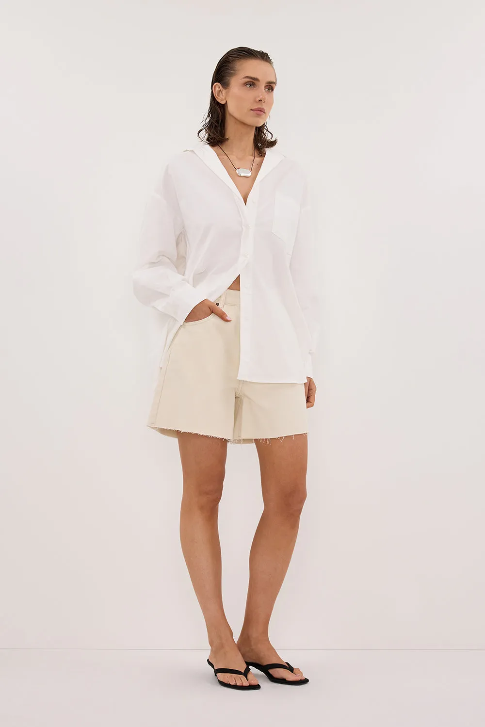 MARLEY NATURAL DENIM SHORT sold by Dissh product image thumbnail 3