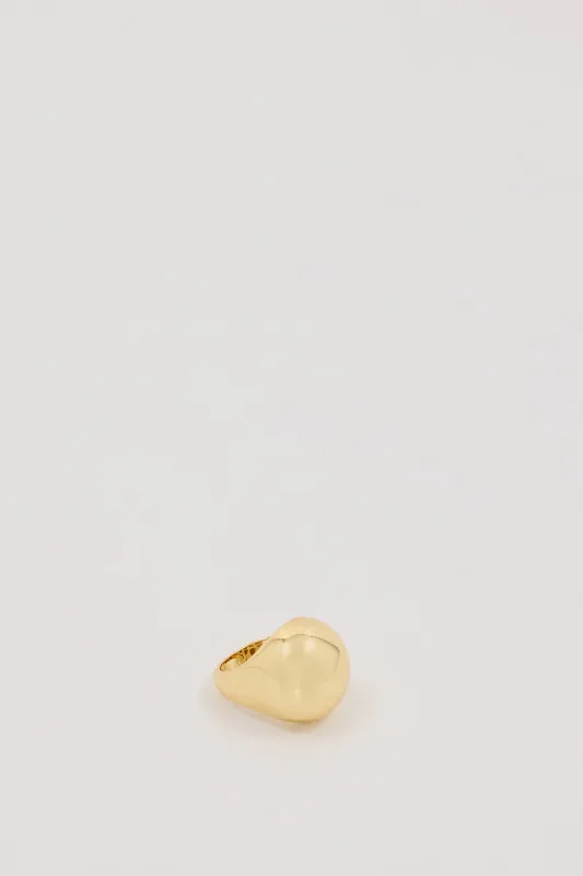 ANNA ROSSI CURVATURE GOLD RING made by Dissh