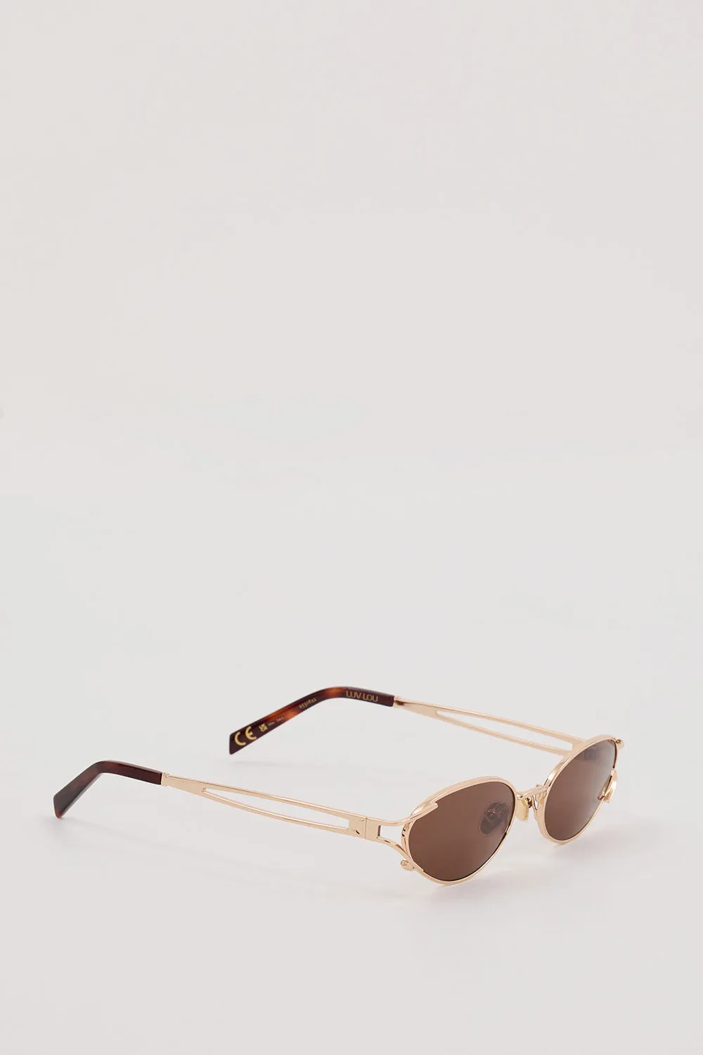 LUV LOU THE PALOMA BROWN MONO SUNGLASSES sold by Dissh product image thumbnail 3