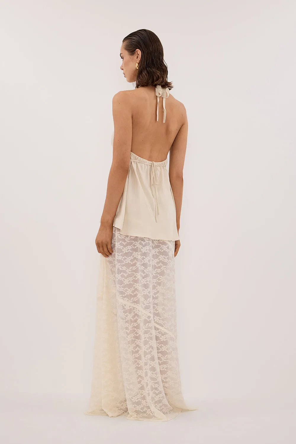 CARLENE STRAW SLEEVELESS CUPRO COWL TOP sold by Dissh product image thumbnail 4