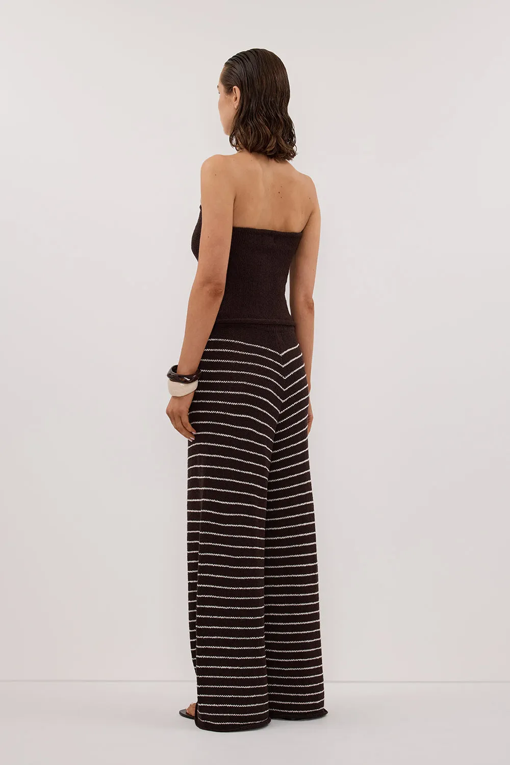 KARA CHOC STRAPLESS BANDEAU KNIT TOP sold by Dissh product image thumbnail 4