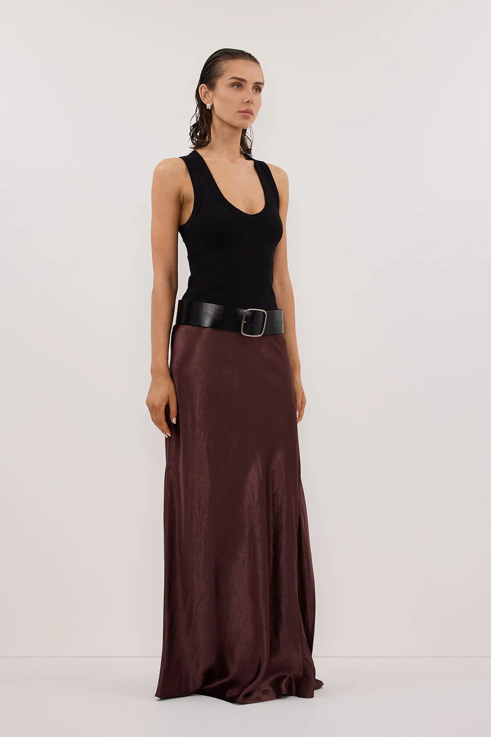 YASMIN BLACK SLEEVELESS KNIT TANK sold by Dissh product image thumbnail 3